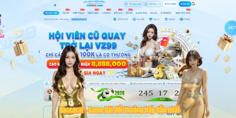 Baccarat – Game bài đổi thưởng hấp dẫn nhất