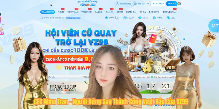 CEO Mina Tran – Người Đứng Sau Thành Công Vượt Bậc Của VZ99