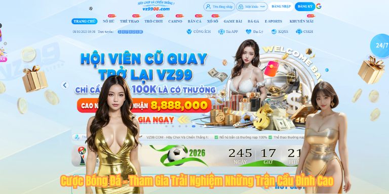 Cược Bóng Đá – Tham Gia Trải Nghiệm Những Trận Cầu Đỉnh Cao