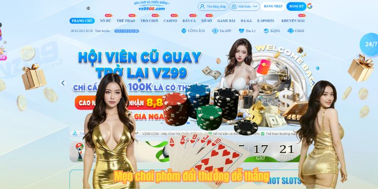 Mẹo chơi phỏm đổi thưởng dễ thắng